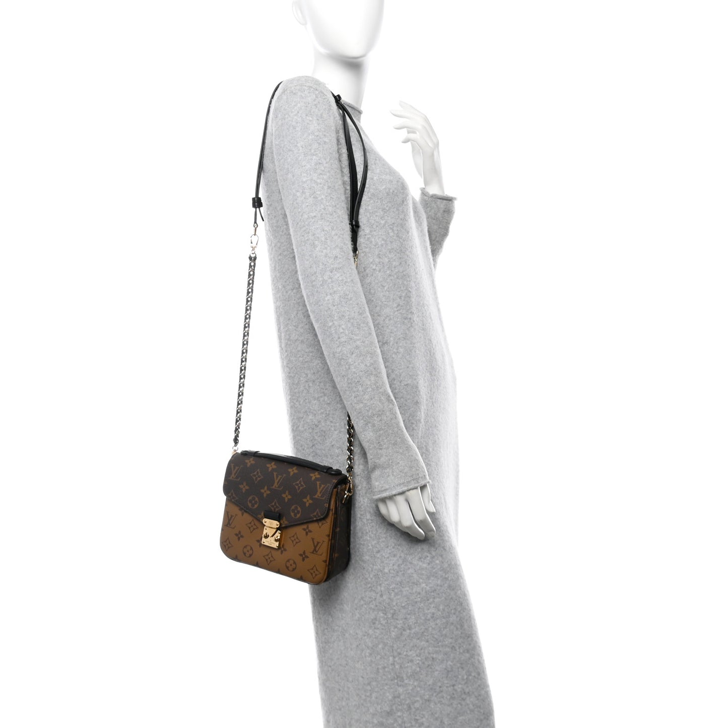 Reverse Monogram Pochette Metis Backpack