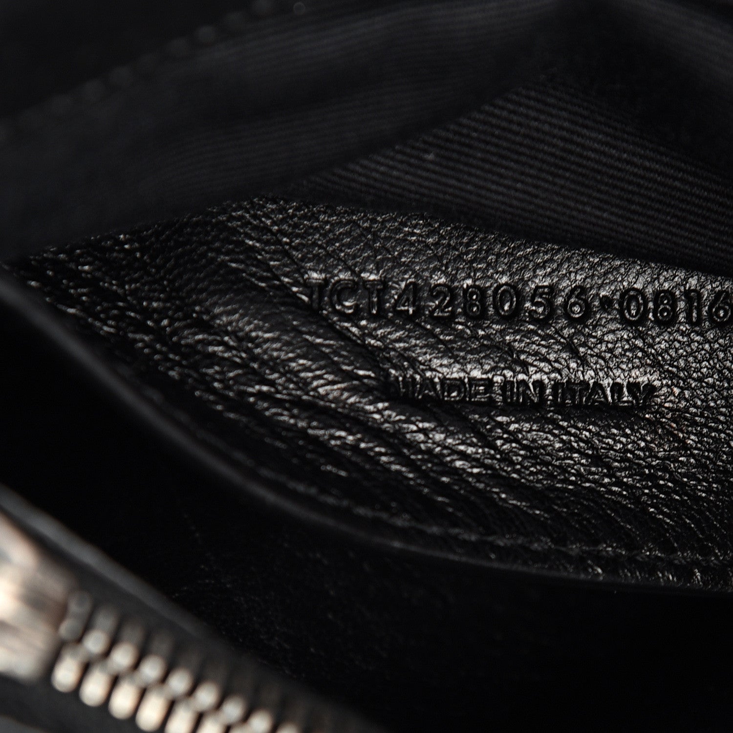 Saint Laurent Sheepskin Matelasse Chevron Monogram Medium College Bag Black 6 of 12