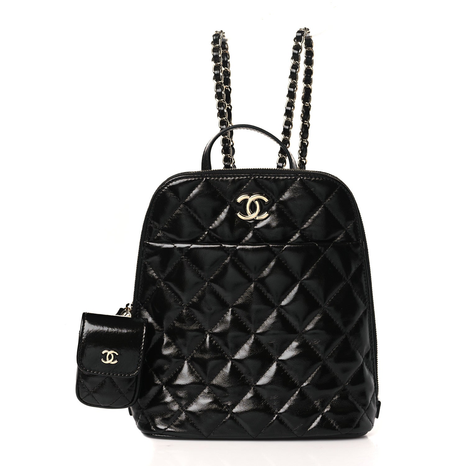 Chanel Shiny Calfskin My Pocket Backpack Black 1 of 10