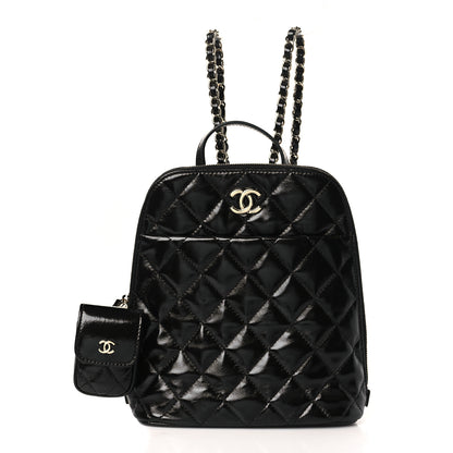 Chanel Shiny Calfskin My Pocket Backpack Black 1 of 10