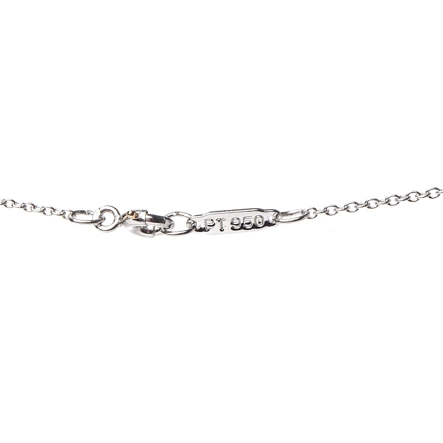 Tiffany Platinum Diamond Heart Pave Pendant Necklace 5 of 6