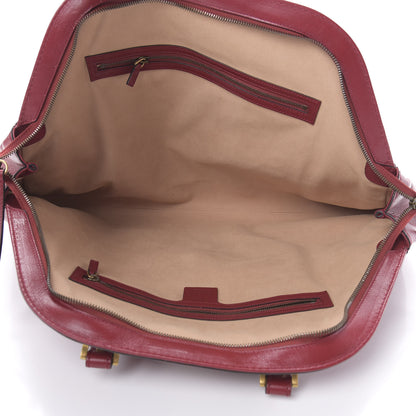 Gucci Calfskin Large Re(Belle) Top Handle Bag Red 5 of 13