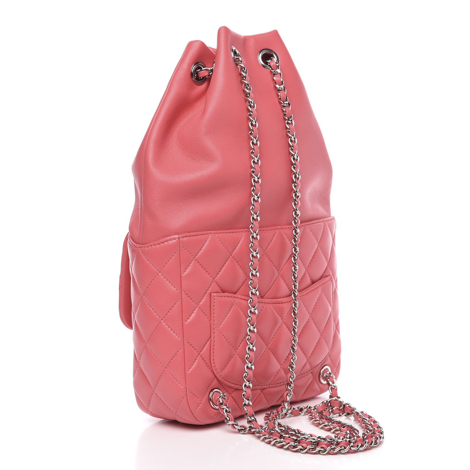 Chanel Lambskin Quilted Small in Seoul Backpack Pink 2 of 9