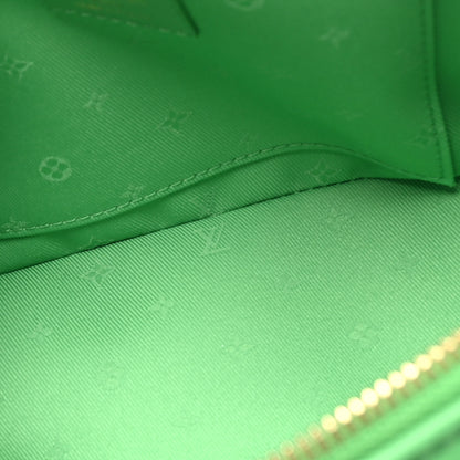 Louis Vuitton Calfskin Bubblegram Alma BB Basilic 5 of 9