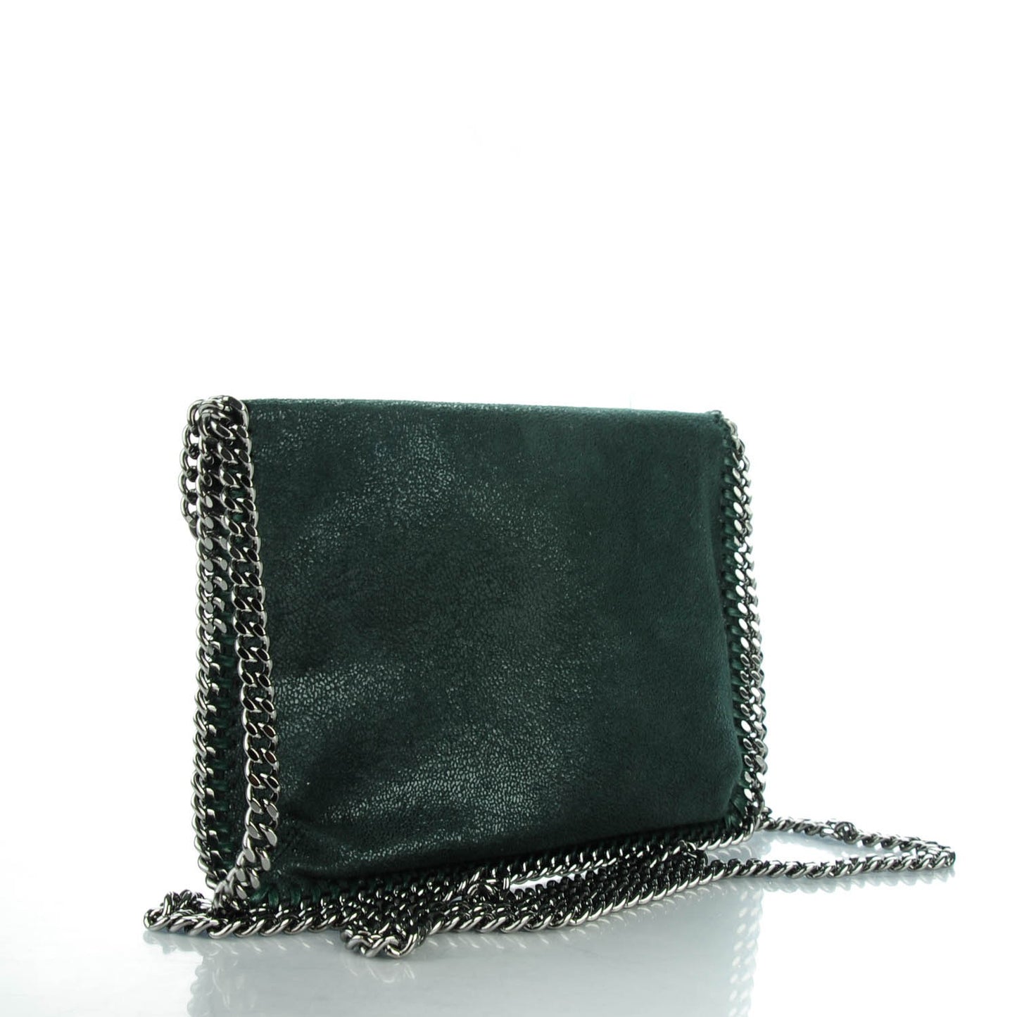 Shaggy Deer Falabella Mini Crossbody Bag Petroleum