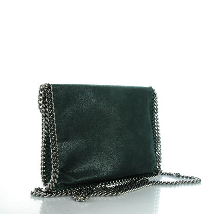 Stella McCartney Shaggy Deer Falabella Mini Crossbody Bag Petroleum 3 of 8