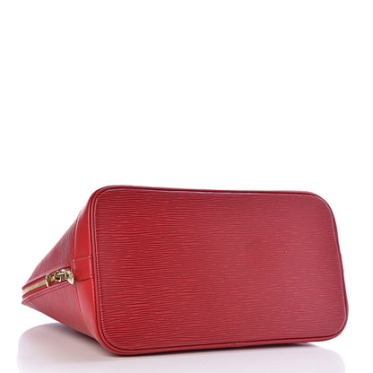 Louis Vuitton Epi Alma PM Castillan Red 4 of 13