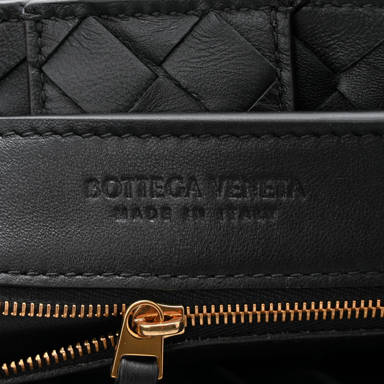 Bottega Veneta Nappa Intrecciato Medium Andiamo Shoulder Bag Black 6 of 9