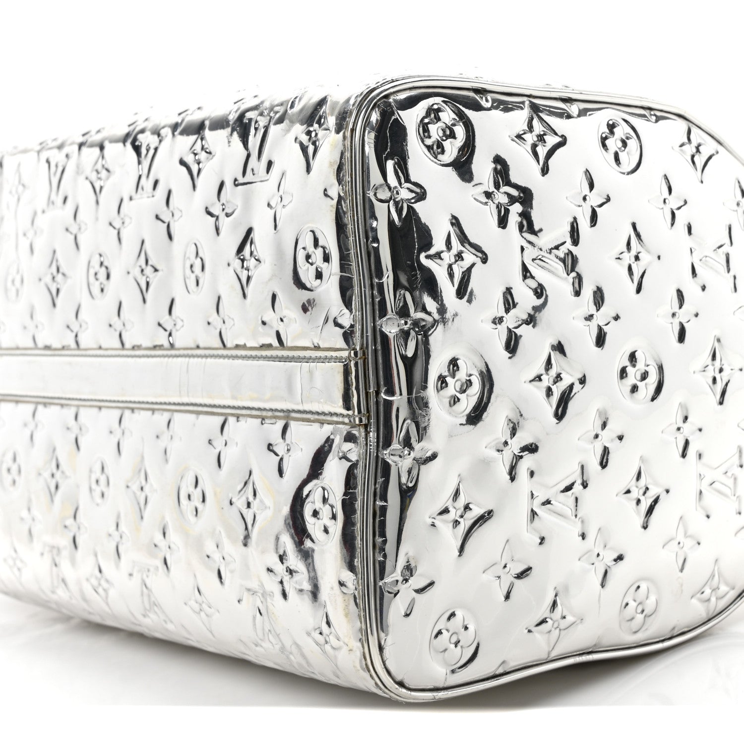 Louis Vuitton Monogram Miroir Speedy 35 Silver 9 of 9