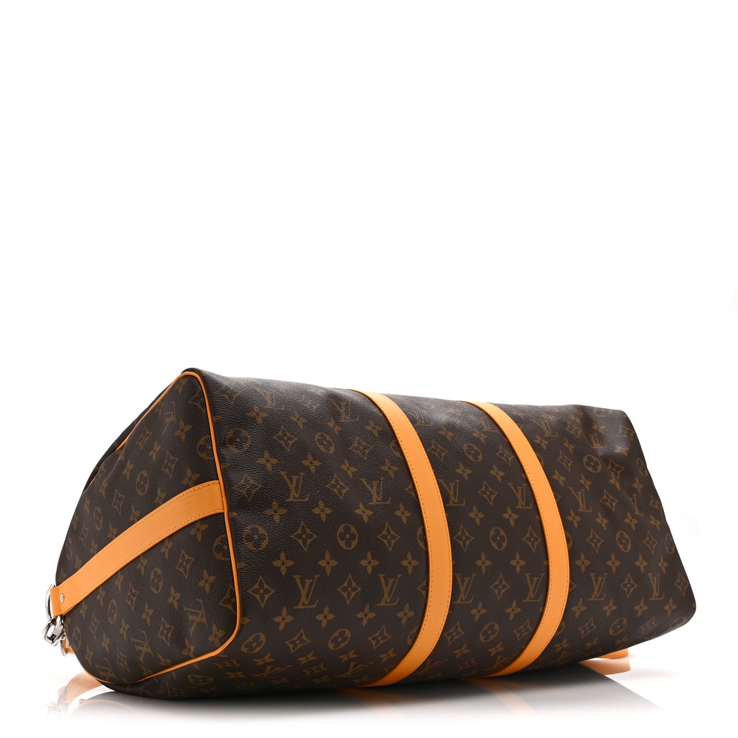 Louis Vuitton Monogram Macassar Keepall Bandouliere 50 Safran Yellow 3 of 8