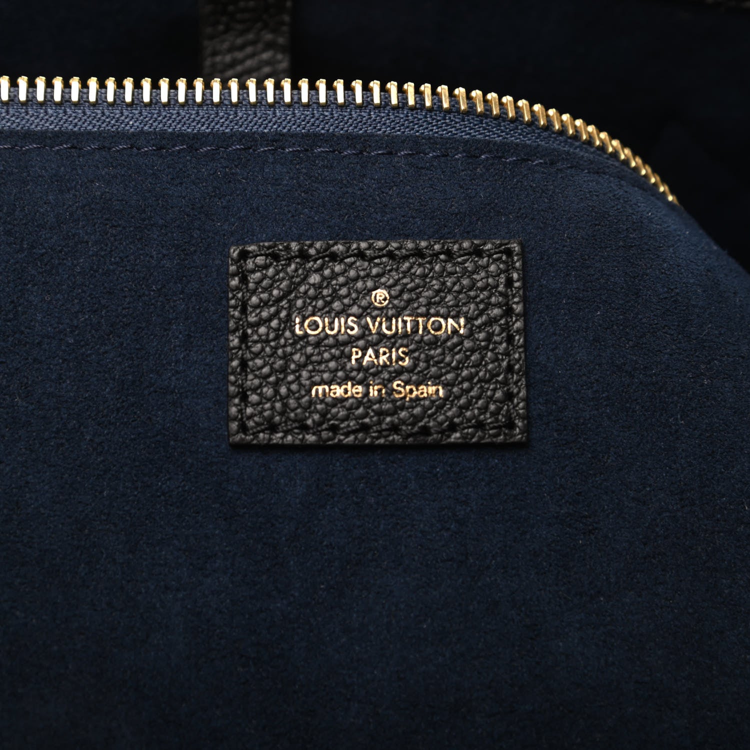 Louis Vuitton Empreinte Monogram Giant Neverfull MM Black 6 of 9