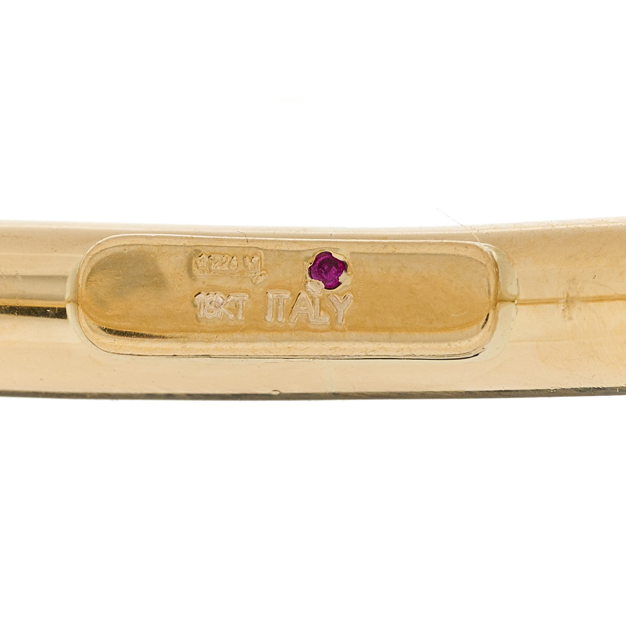 Sterling Silver 18K Yellow Gold Martellato Bangle Bracelet Set of 5