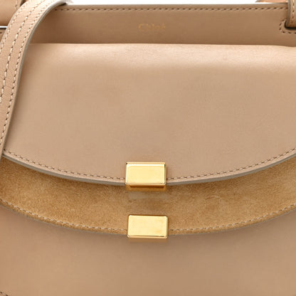 Chloe Calfskin Mini Georgia Crossbody Bag Beige 9 of 17