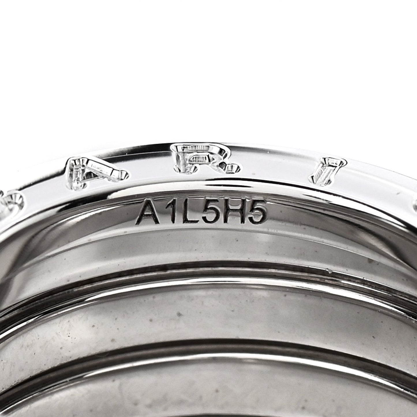 18K White Gold B.Zero1 Four-Band Ring 51 5.75