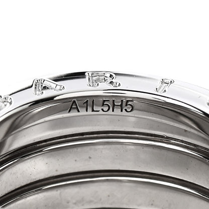 Bulgari 18K White Gold B.Zero1 Four-Band Ring 51 5.75 5 of 6
