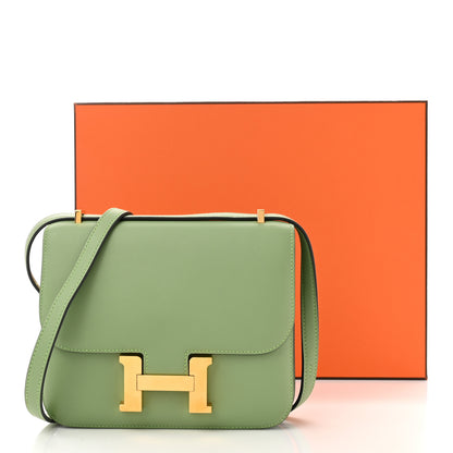Hermes Swift Constance 18 Vert Criquet 11 of 11