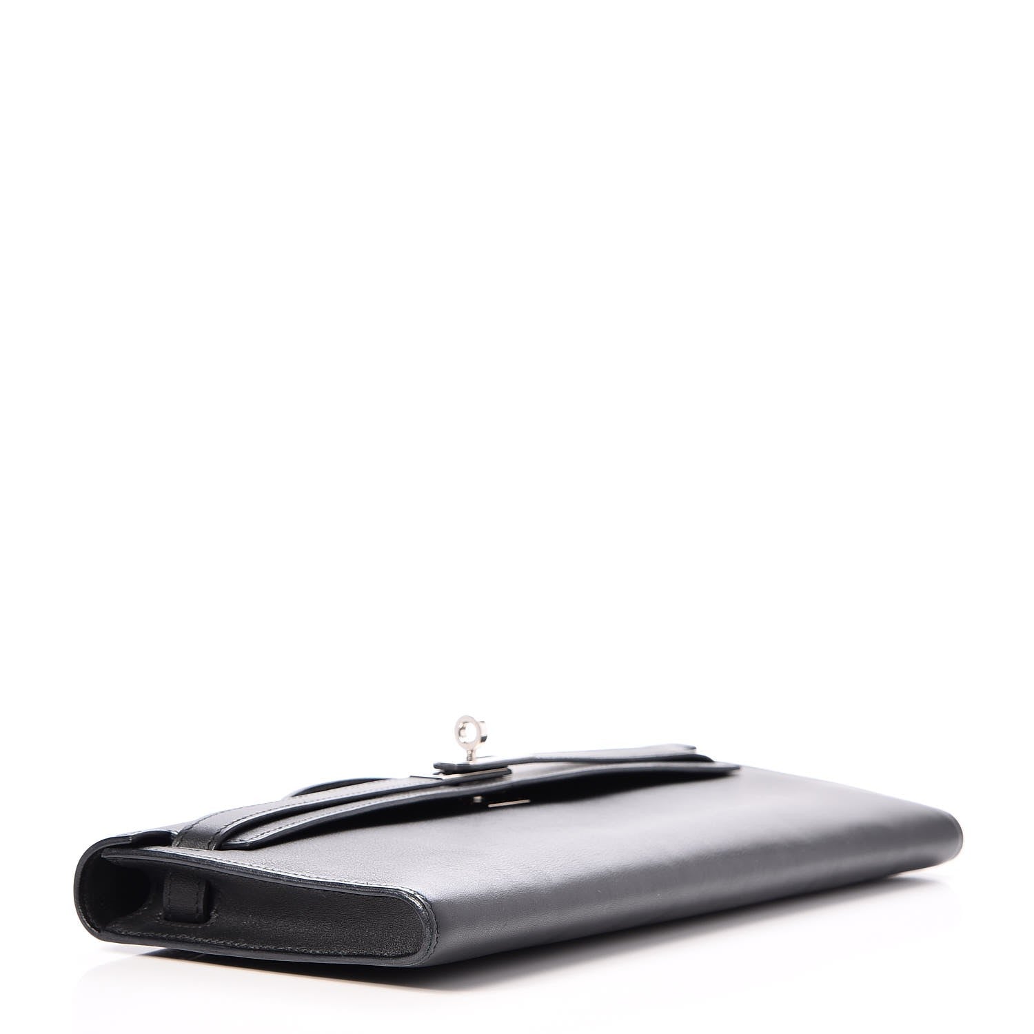 Hermes Swift Kelly Cut Clutch Pochette Black 6 of 23