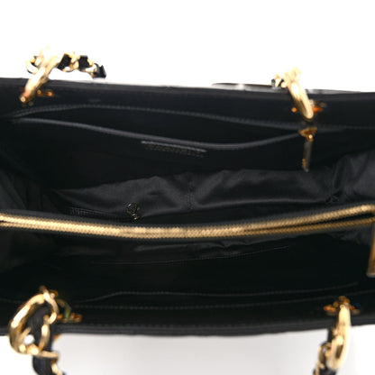 Chanel Caviar Quilted Grand Shopping Tote GST Black 5 of 10