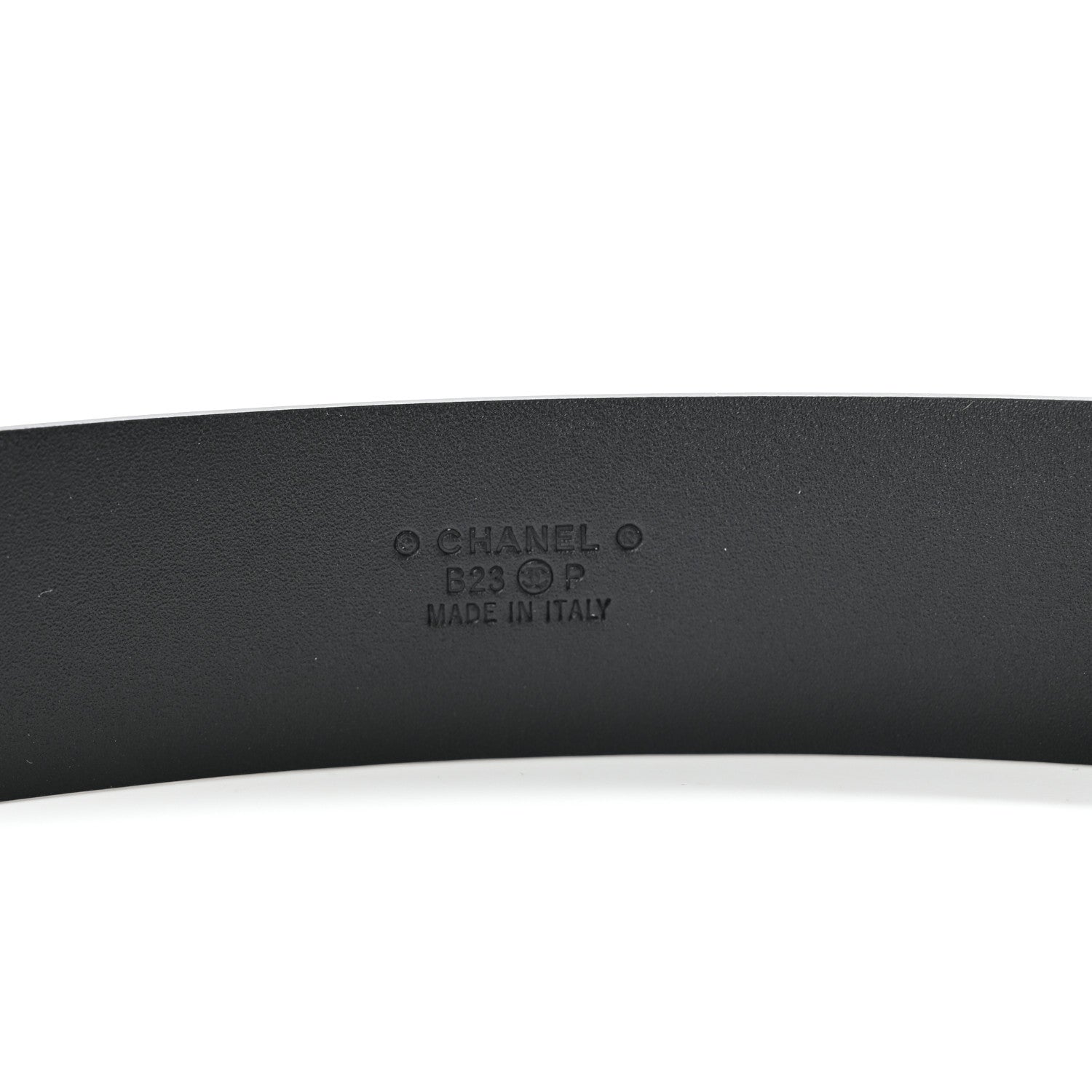 Chanel Calfskin Crystal Metal CC Belt 85 34 Black 3 of 7