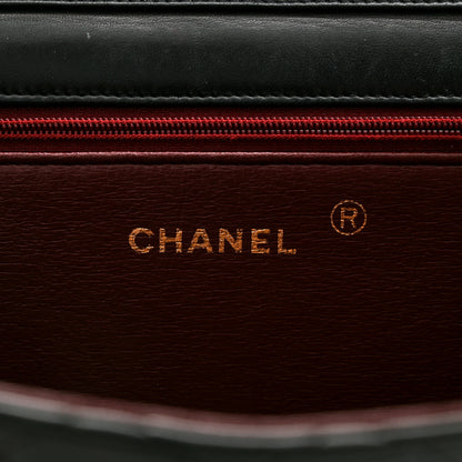 Chanel Lambskin Quilted Medium Single Flap Black 6 of 14