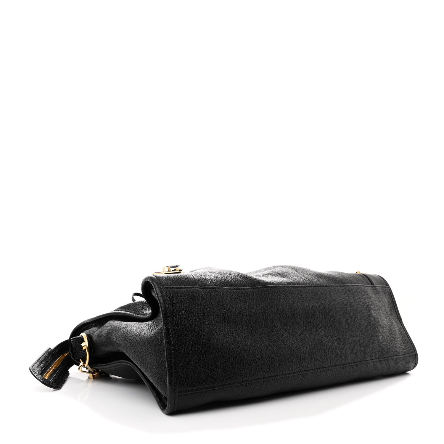 Balenciaga Chevre Gold Metallic Edge Hardware City Black 5 of 11