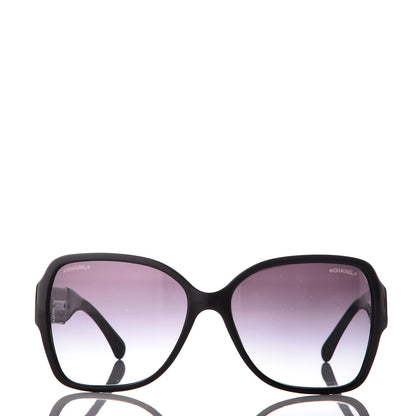 Chanel CC Sunglasses 1345 Black 2 of 8