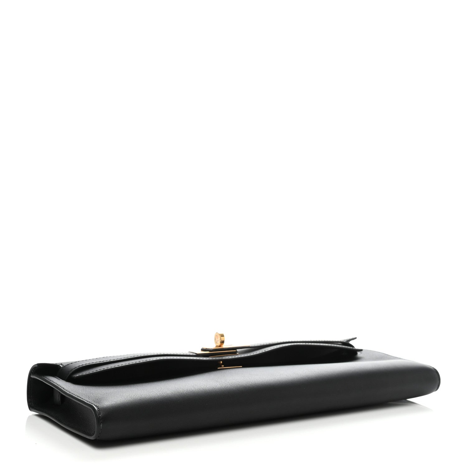 Hermes Swift Kelly Cut Clutch Pochette Black 4 of 7