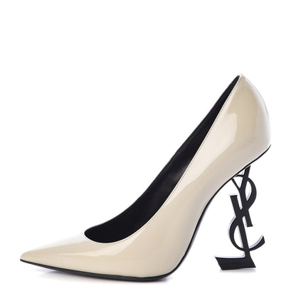 Saint Laurent Patent Opyum 110 Pumps 35.5 Neutro 1 of 9