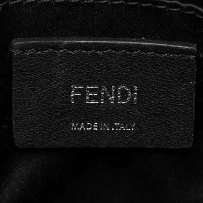Fendi Shiny Nappa Crystal Croc Tail Mini By The Way Boston Bag Black Smoky Quartz 6 of 12