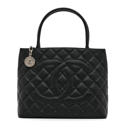 Chanel Caviar Quilted Medallion Tote Black 1 of 10