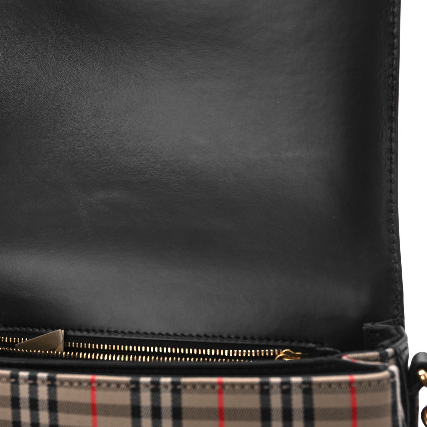 Smooth Calfskin 1983 Knight Check Link Shoulder Bag Black
