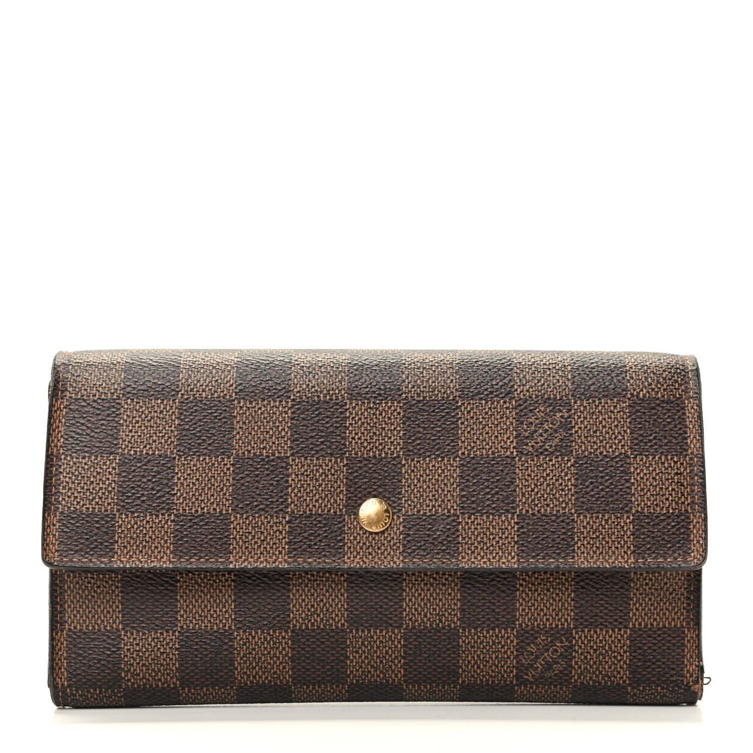 Louis Vuitton Damier Ebene Porte Tresor International Wallet 1 of 12