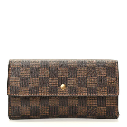 Louis Vuitton Damier Ebene Porte Tresor International Wallet 1 of 12