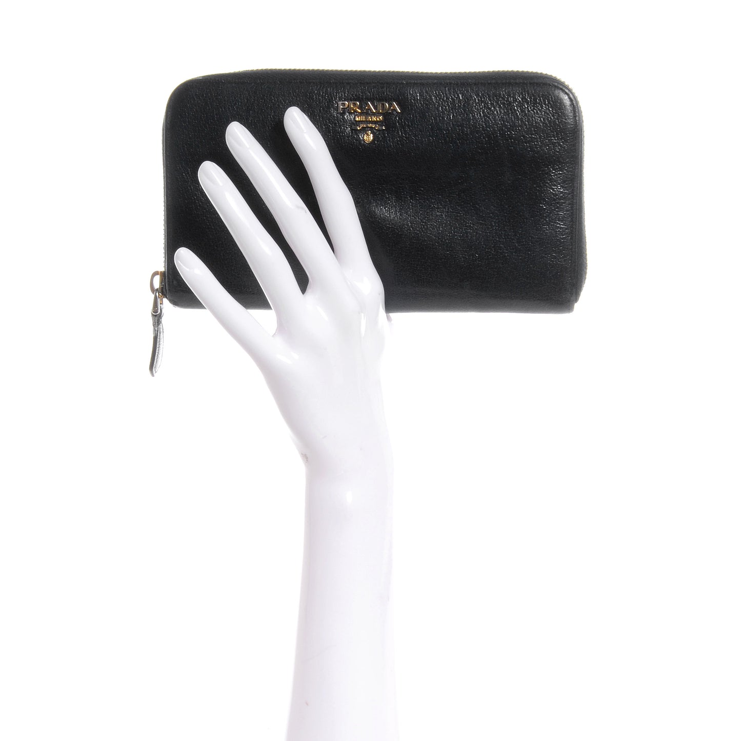 Cinghiale Zip Around Wallet Navy