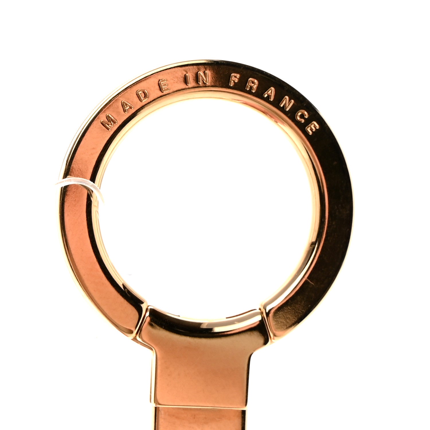 Louis Vuitton Metal Pochette Extender Key Ring Chain Gold 3 of 5
