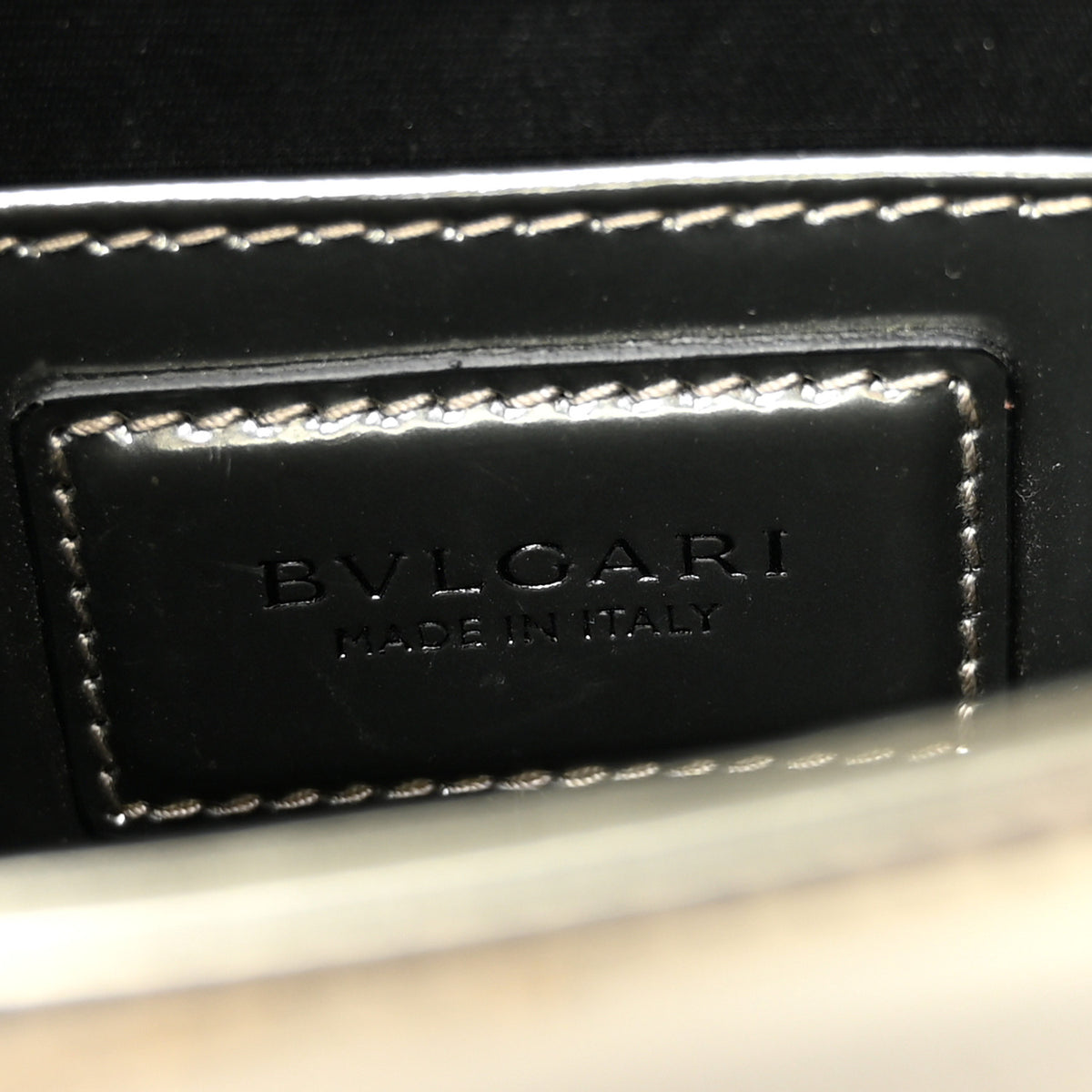 Bulgari Metallic Calfskin Small Serpenti Forever Snake Strap Crossbody Bag Silver 6 of 10