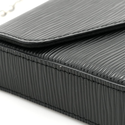 Louis Vuitton Epi Pochette Felicie Black 11 of 12