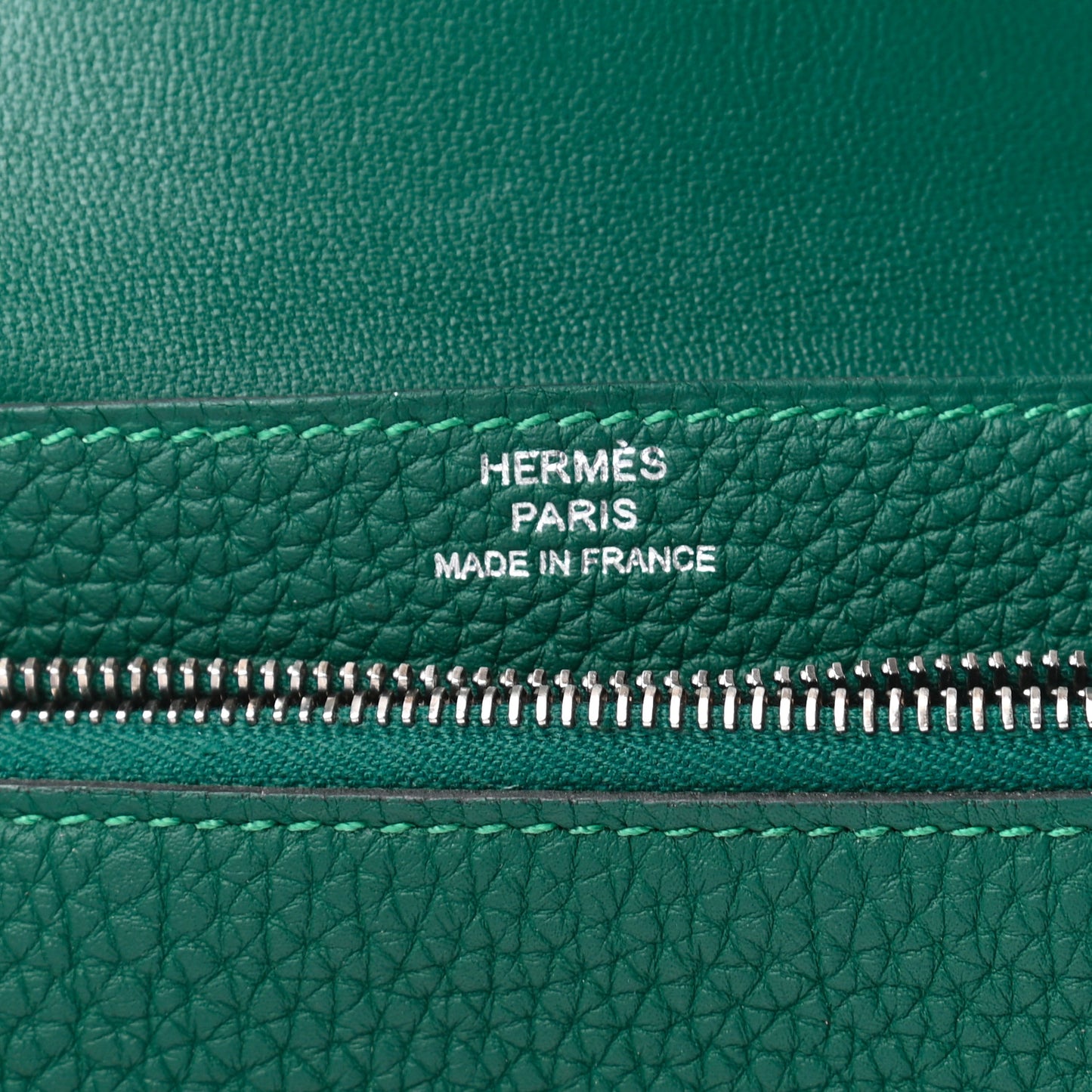Togo Dogon Compact Wallet Malachite