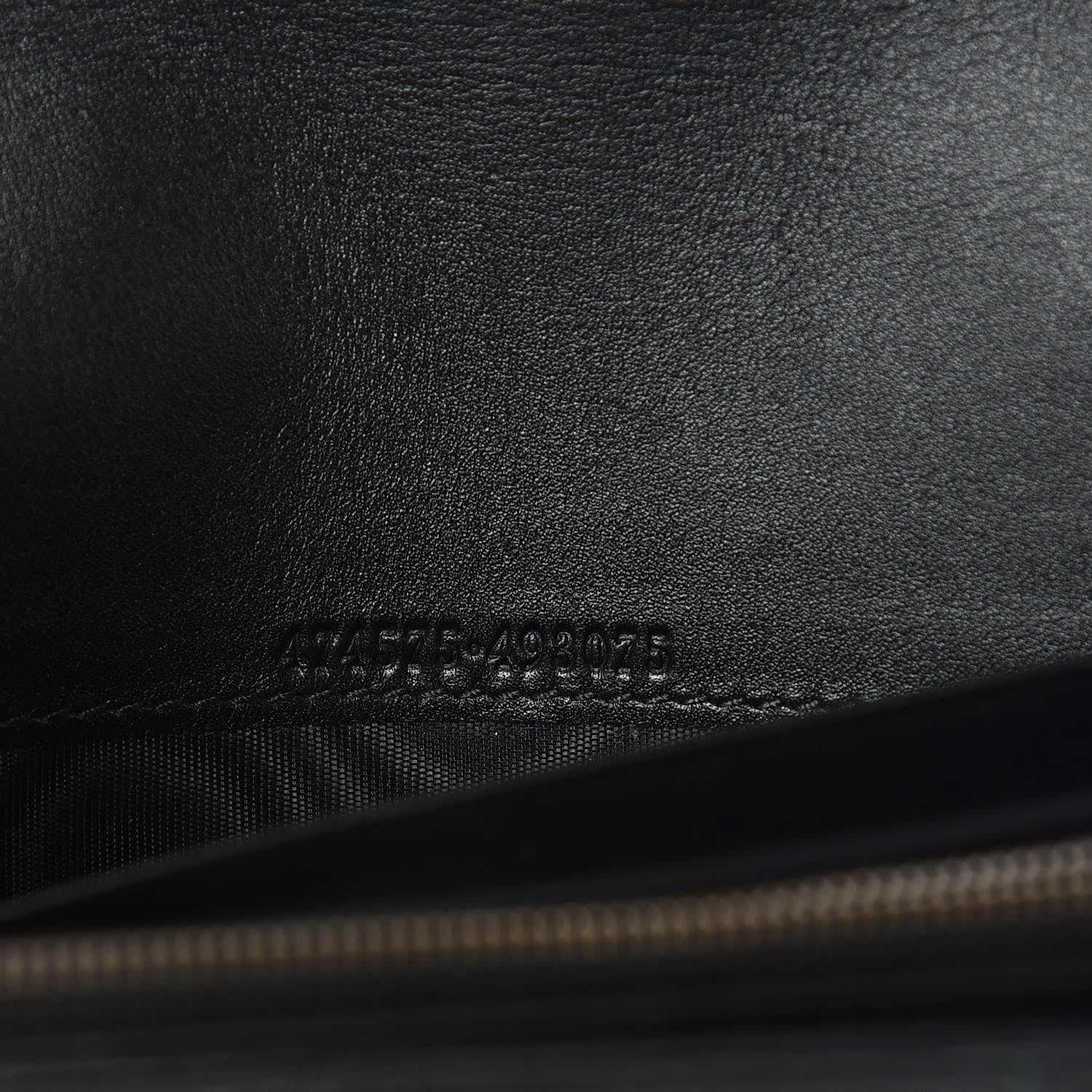 Gucci Calfskin Matelasse GG Marmont Chain Wallet Black 7 of 11