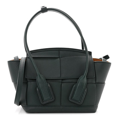 Bottega Veneta Grained Calfskin Maxi Intrecciato Mini Arco Raintree 1 of 11