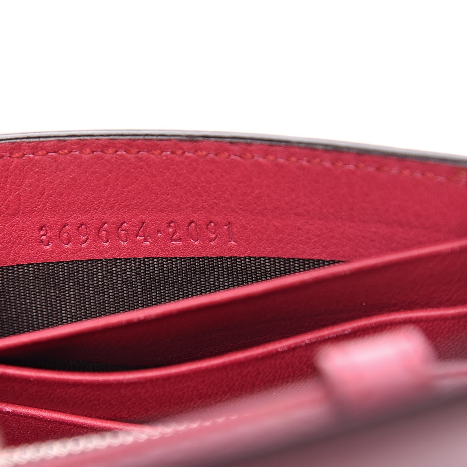 Gucci Calfskin Icon Wallet Red 9 of 20
