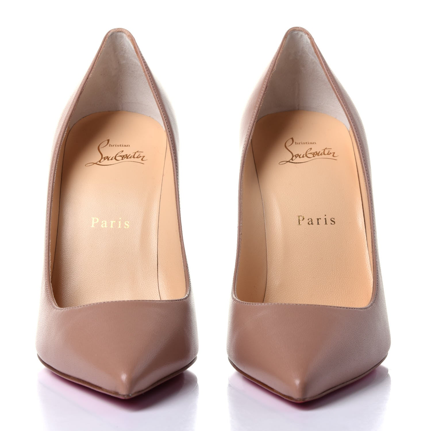 Christian Louboutin Kid So Kate 100 Pumps 38.5 Nude 2 of 10
