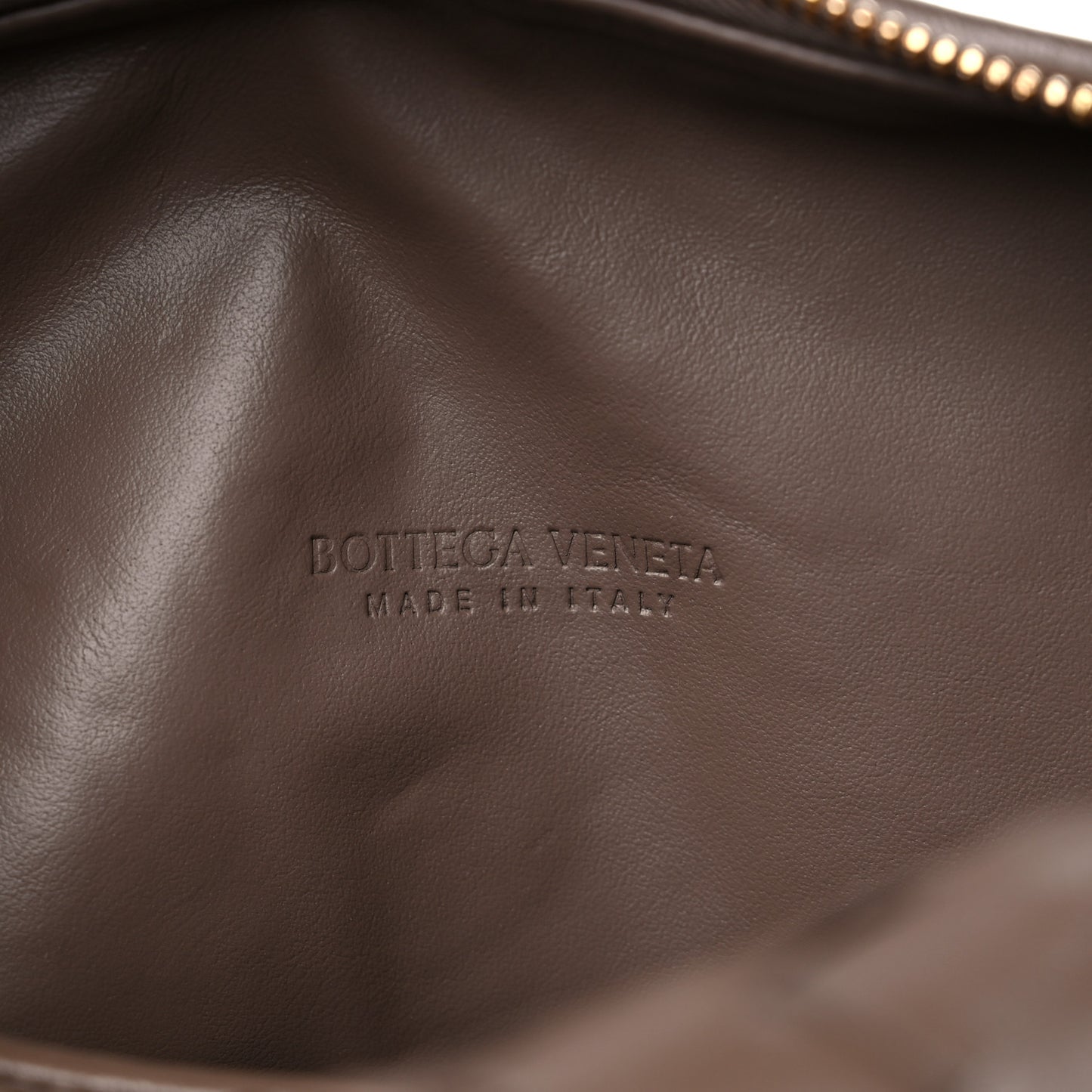 Nappa Intrecciato Teen Jodie Hobo Taupe Grey
