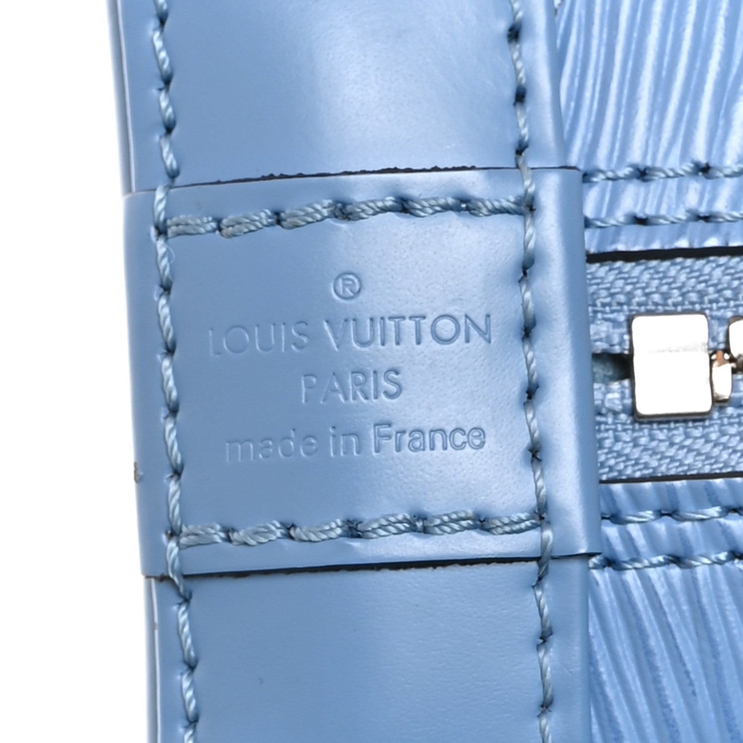 Louis Vuitton Epi Jacquard Alma BB Bleuet 6 of 11