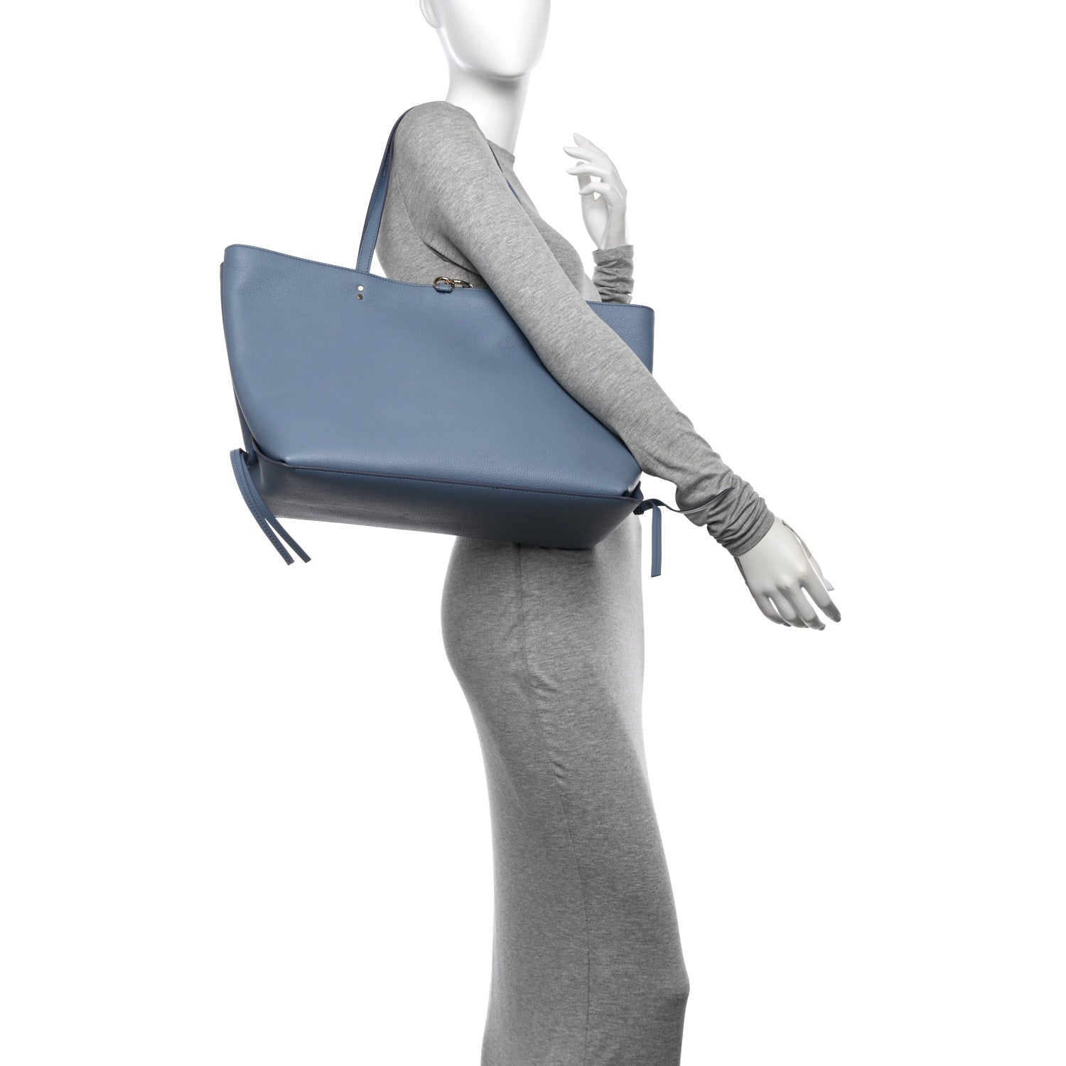 Chloe Calfskin Medium East West Sense Tote Shady Cobalt 2 of 14
