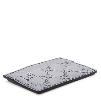 Gucci Guccissima Card Holder Black 4 of 6