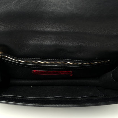 Valentino Garavani Vitello Large Glam Lock Rockstud Flap Black 4 of 4