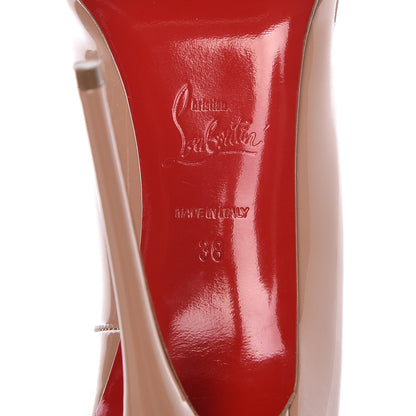 Christian Louboutin Patent So Kate 120 Pumps 38 Nude 6 of 12
