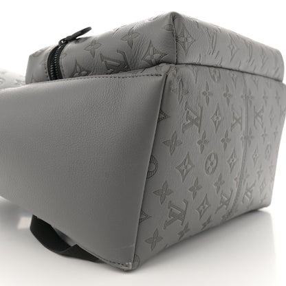 Louis Vuitton Calfskin Monogram Shadow Discovery Backpack Anthracite Gray 8 of 11