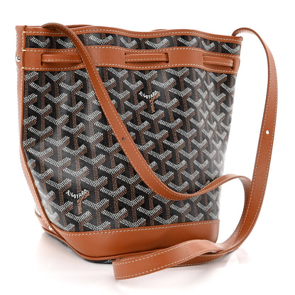 Goyard Goyardine Petit Flot Bucket Bag PM Black Gold 3 of 9